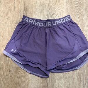 Under Armour Purple Women's Athletic Running Shorts